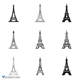 Eiffel Set Icon