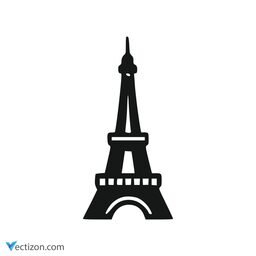 Eiffel Solid Icon