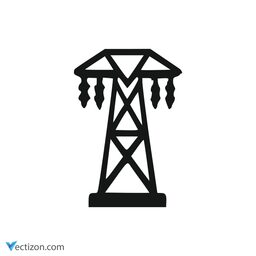 Electric Tower Line Icon