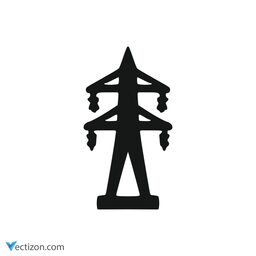 Electric Tower Pictogram icon