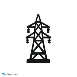 Electric Tower Vector Icon