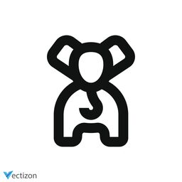 Elephant Digital Icon