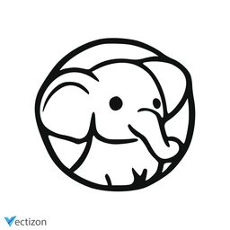 Elephant Line Icon