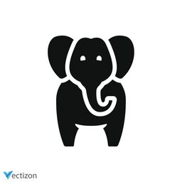 Elephant Minimal Icon