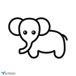 Elephant Pictogram icon
