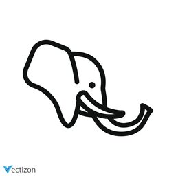 Elephant Vector Symbol icon