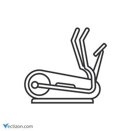 Elliptical Outline Icon
