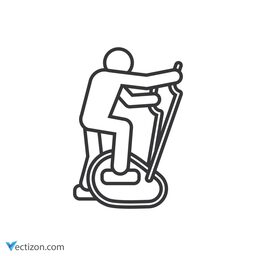 Elliptical Symbol icon