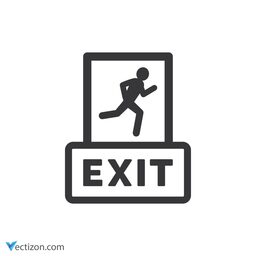 Exit Glyph Icon