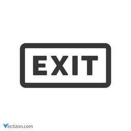 Exit Line Icon
