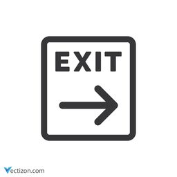 Exit Outline Icon