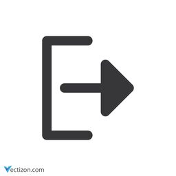 Exit Vector Icon