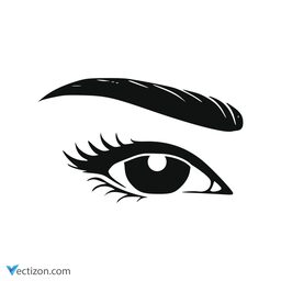 Eyebrow Glyph Icon