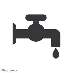 Faucet Line Icon
