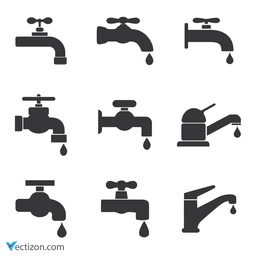 Faucet Set Icon