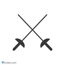 Fencing Glyph Icon
