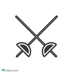 Fencing Outline Icon