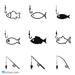 Fishing Set Icon
