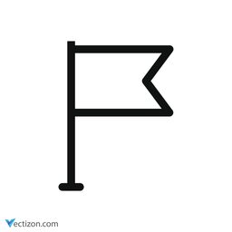 Flag Outline Icon
