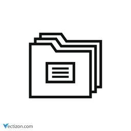 Folder Glyph Icon