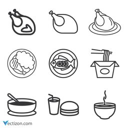 Food Set Icon