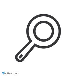 Frying Pan Glyph Icon