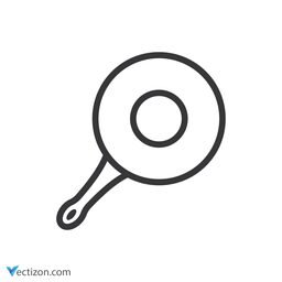 Frying Pan Pictogram icon