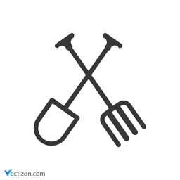 Garden Tools Line Icon