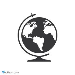Globe Glyph Icon