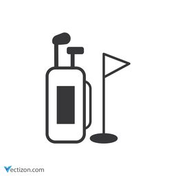 Golf Pictogram icon