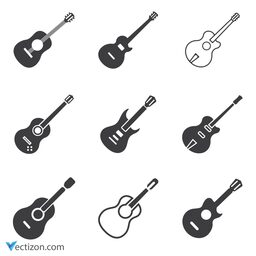 Guitar Set Icon
