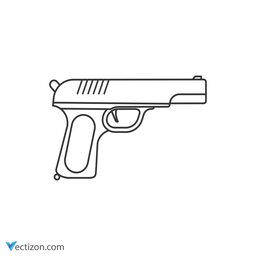 Gun Pictogram icon