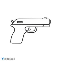 Gun SVG Icon