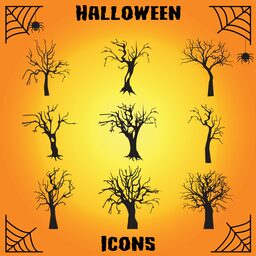 Halloween Tree Set Icon