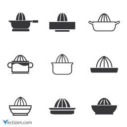 Hand Juicer Set Icon