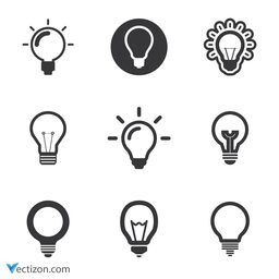 Light Bulb Set Icon
