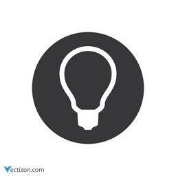 Light Bulb Vector Icon