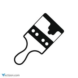 Paint Brush Glyph Icon