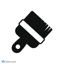 Paint Brush Line Icon