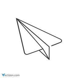 Paper Plane Outline Icon