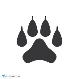 Paw Line Icon