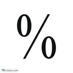Percent Line Icon