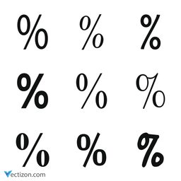 Percent Set Icon