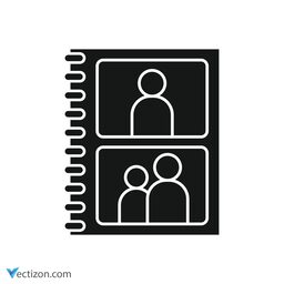 Photo Album Outline Icon