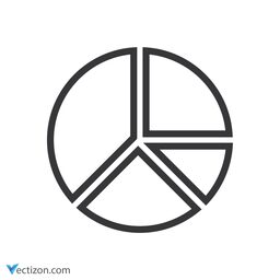 Pie Chart Symbol icon