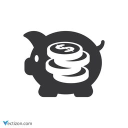 Piggy Bank Pictogram icon