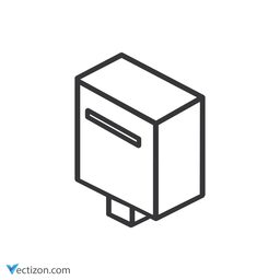 Postbox Glyph Icon