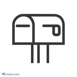 Postbox Line Icon