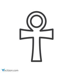 Religion Cross Outline Icon