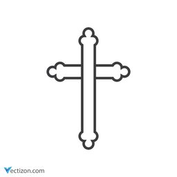 Religion Cross Vector Icon